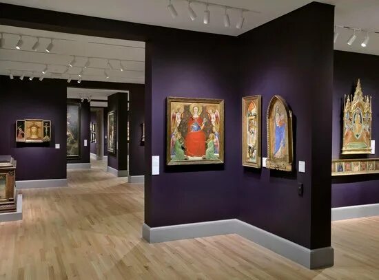Мир фото галереи View of European art galleries, Yale University Art Gallery. © Elizabeth Felicel