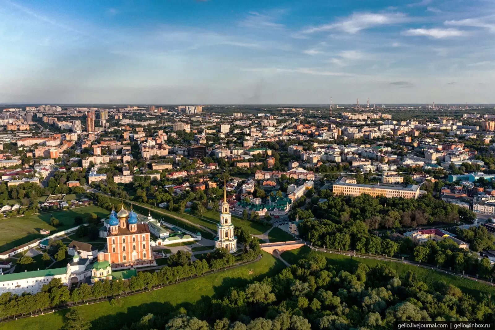 Мир фото рязань Грибы с глазами": столица ВДВ на красочных фото с высоты
