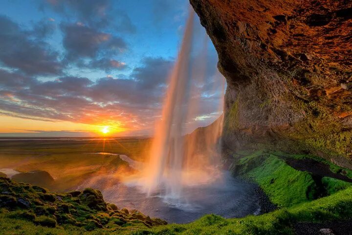Мир фото скачать бесплатно The world's best travel photography Iceland waterfalls, Waterfall, Seljalandsfos