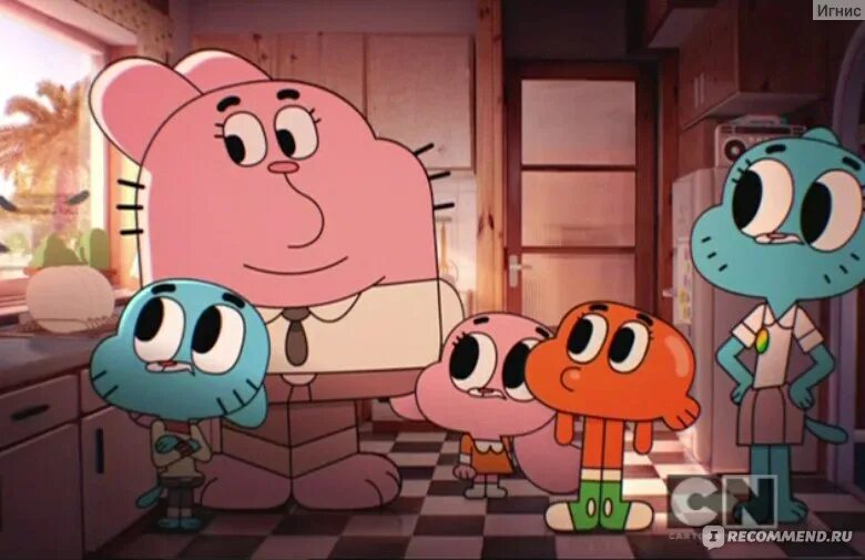 Мир гамбола фото Удивительный мир Гамбола The Amazing World of Gumball - "Интересный, немного пси