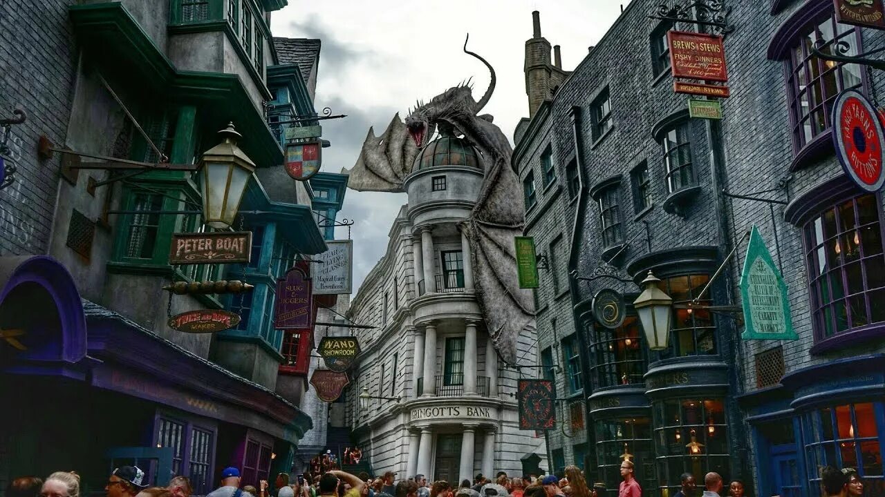 Мир гарри поттера фото Wizarding World of Harry Potter opens at Universal Studios - YouTube