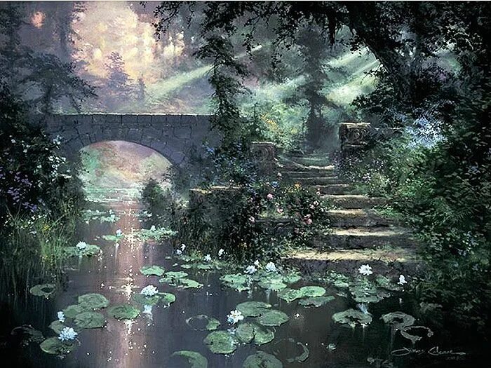 Мир грез фото мир, где обитает КРАСОТА James Coleman Landscape art, Fantasy landscape, Etherea