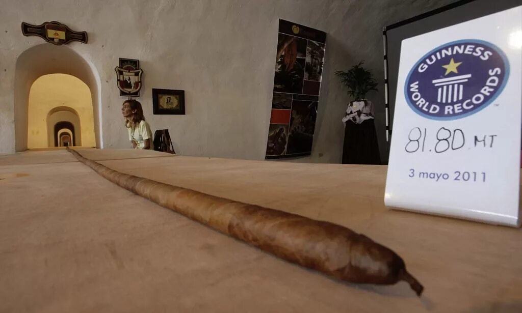 Мир хуев фото Havana heaven: World's longest cigar rolls into the record books (made by a Cuba