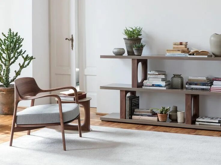 Мир интерьера мебель Porada Louis Armchair The best Italian wood Marchese 1930 Bookcase design, Furni