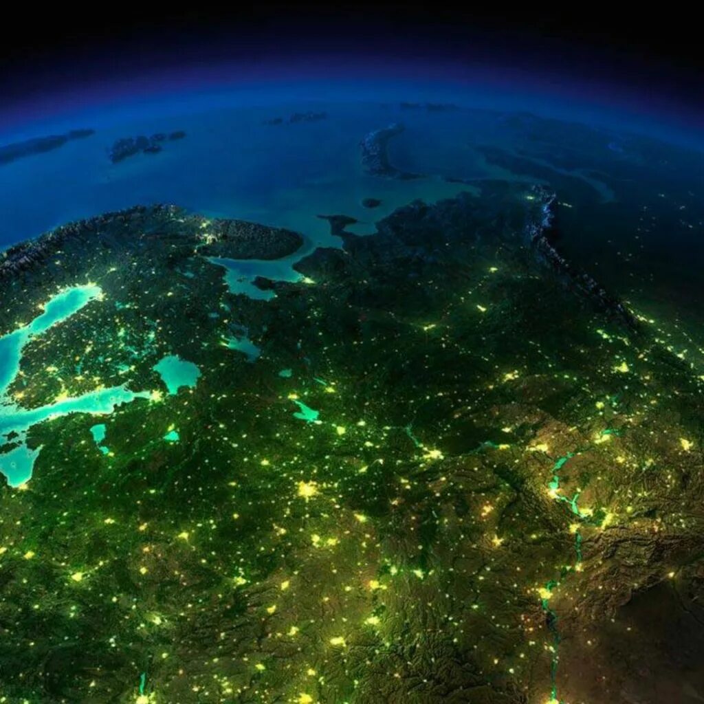 Мир космоса фото Surreal Images of Earth from Space Earth from space, Earth at night, Earth pictu