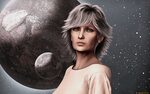 Мир космоса стрижка волос 2024 Стрижка март 2024 года мир космоса