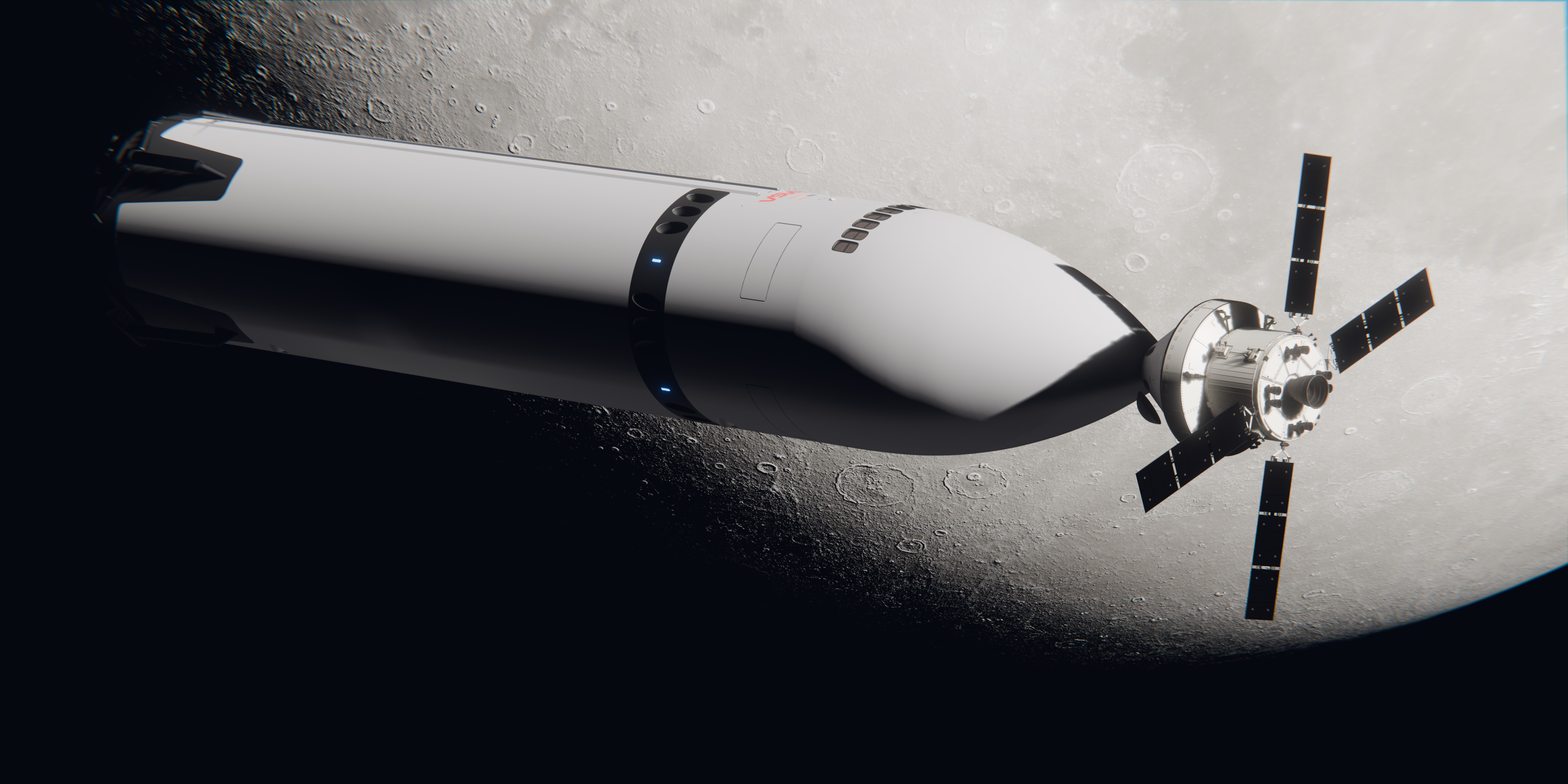 Мир космоса стрижки октябрь 2024 лунный NASA, SpaceX Illustrate Key Moments of Artemis Lunar Lander Mission - NASA
