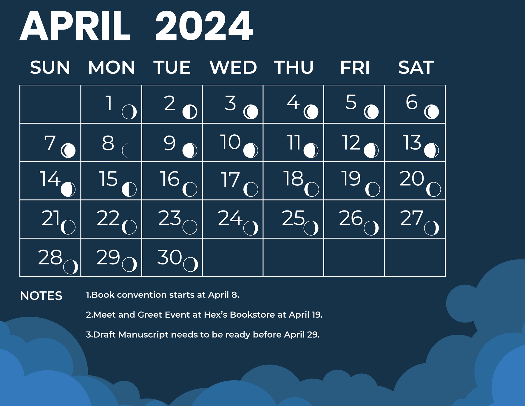 Мир космоса января 2024 календарь стрижек April 2024 Calendar Templates in Illustrator, Vector, Image - FREE Download Temp