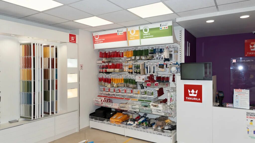 Мир красок ул сущевский вал 23 фото Tikkurila, декоративные покрытия, ул. Сущёвский Вал, 23, Москва - Яндекс Карты