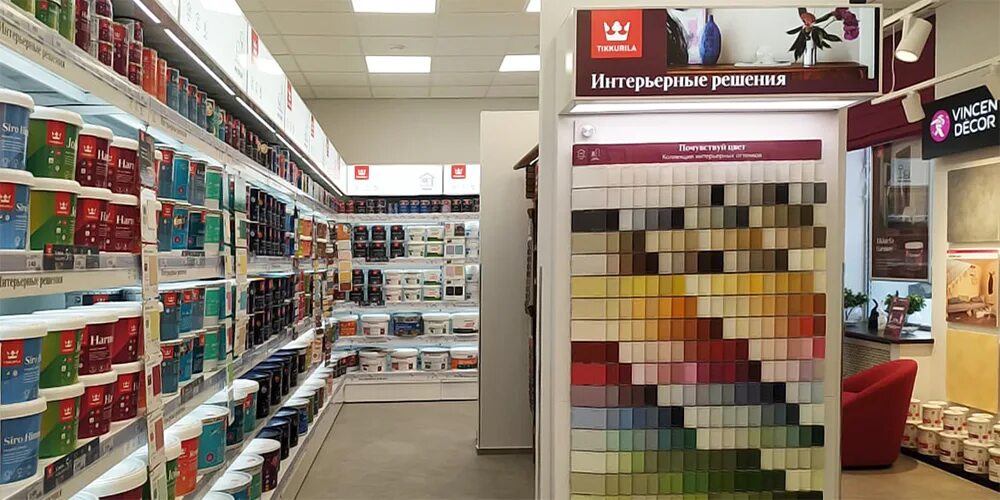Мир красок ул сущевский вал 23 фото Открыта новая "Студия Цвета Tikkurila" на ТТК в Лефортово