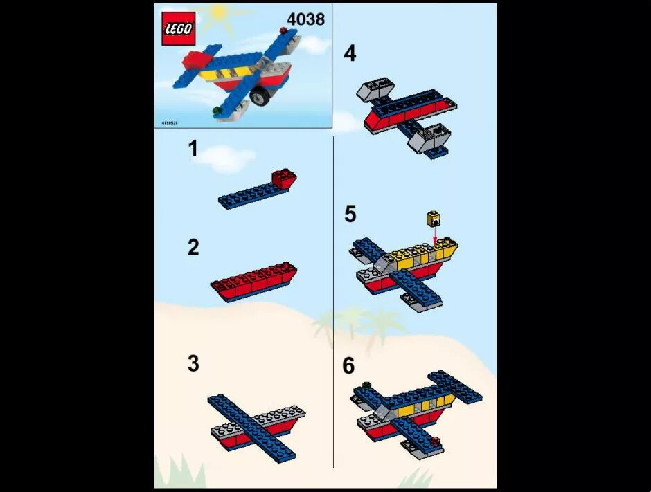 Мир кубиков инструкции по сборке лего Lego 4038 Самолёт: описание, детали. Инструкция по сборке