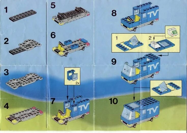 Мир кубиков инструкции по сборке лего lego with blue and yellow levers - Google Search Vintage lego, Lego design, Lego