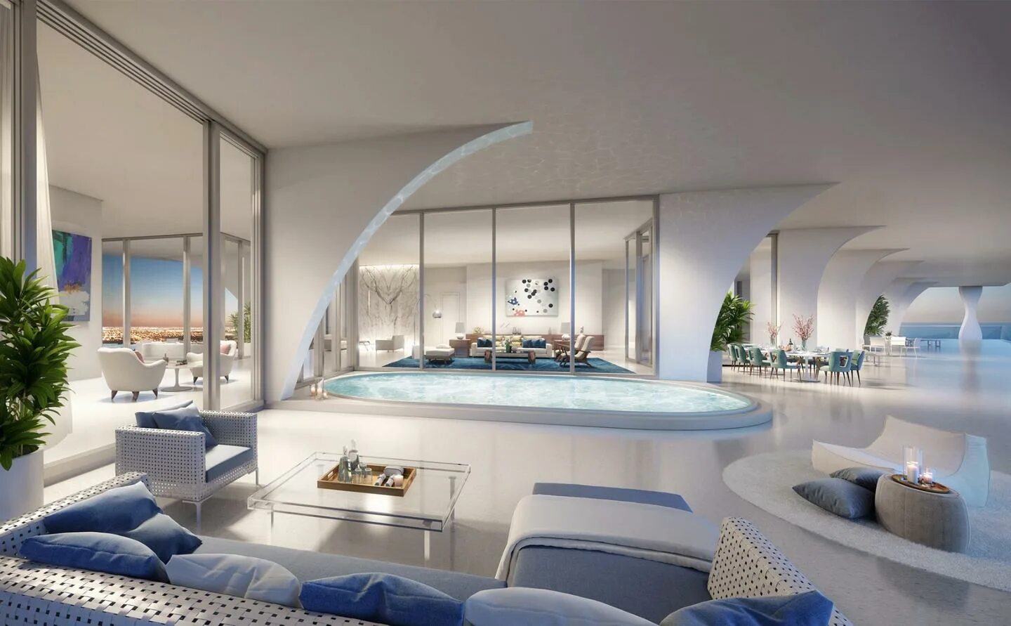 Мир квартир фото Herzog and de Meuron's Jade Signature luxury tower boasts $30 million penthouses