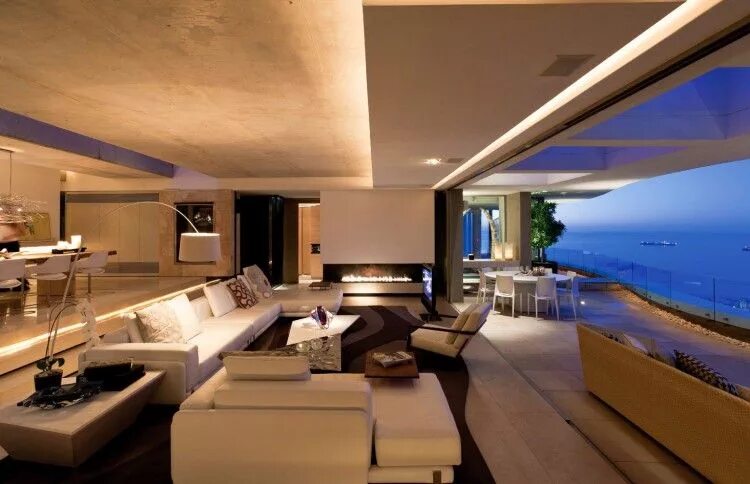 Мир квартир фото La Grande Vue 5A by SAOTA and OKHA Living room design modern, House design, Mode