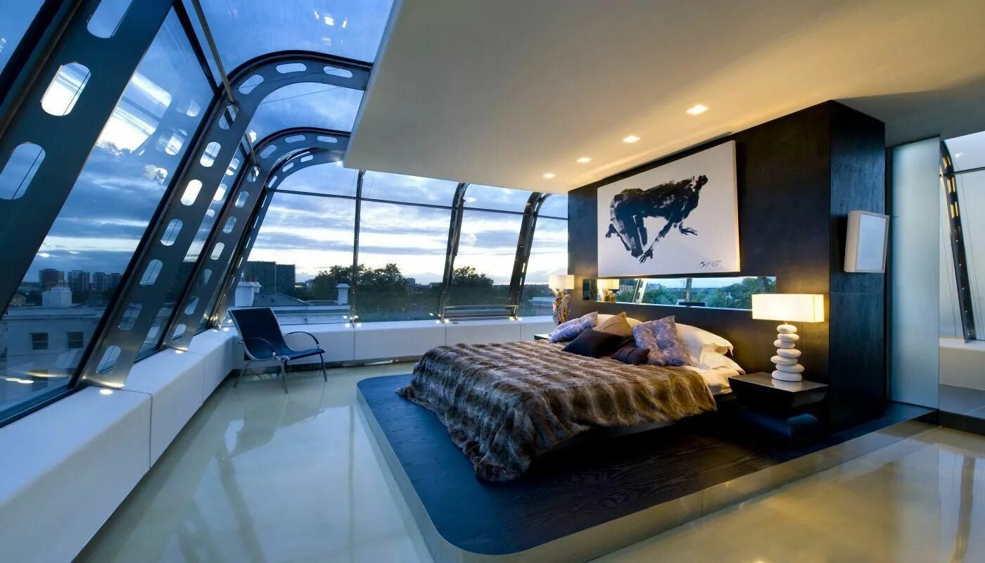 Мир квартир фото repinned by Designpass.com sky view Futuristic bedroom, Unique hotel rooms, Awes