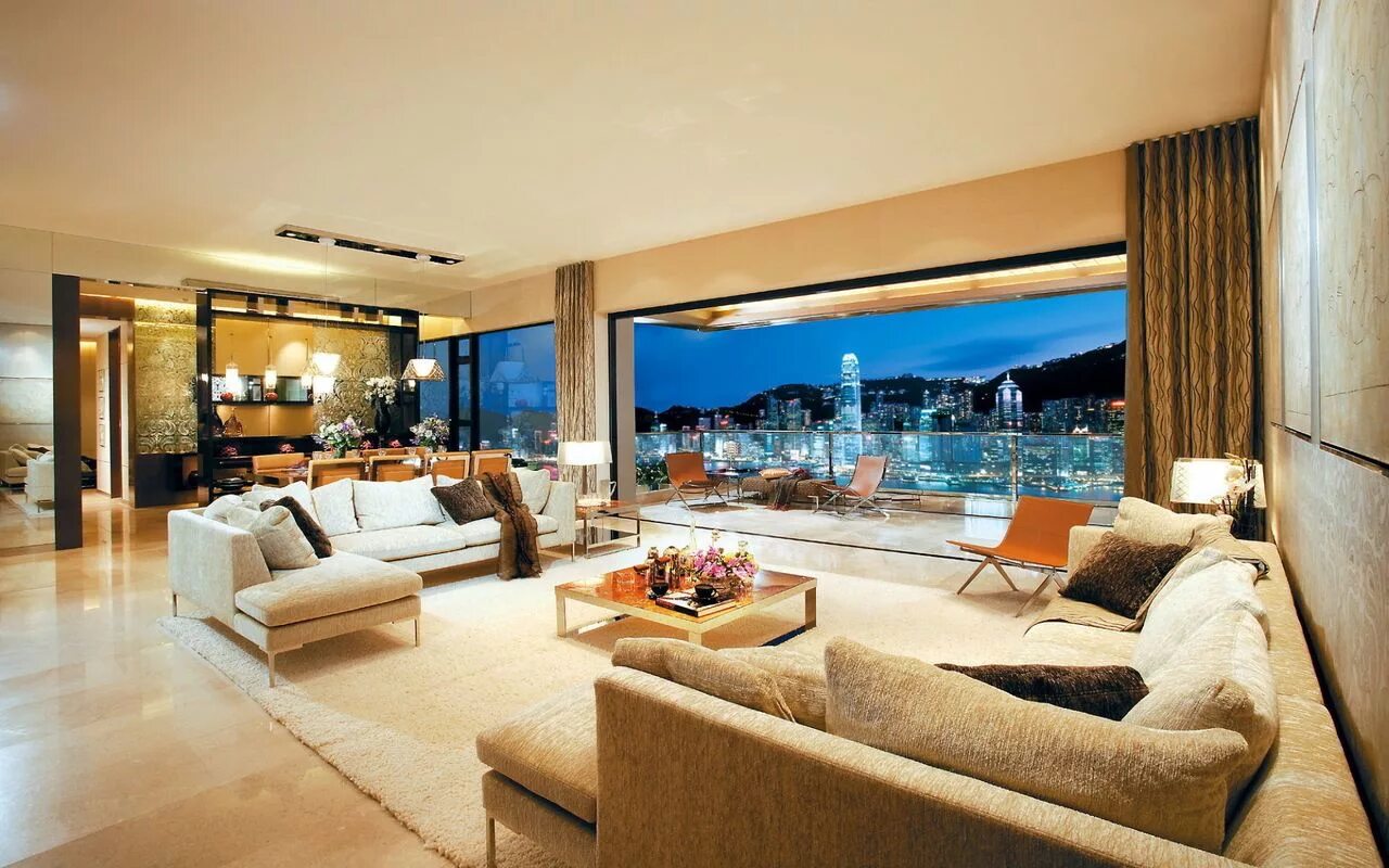 Мир квартир фото penthouse tumblr - Pesquisa Google Luxury living room, Modern living room interi
