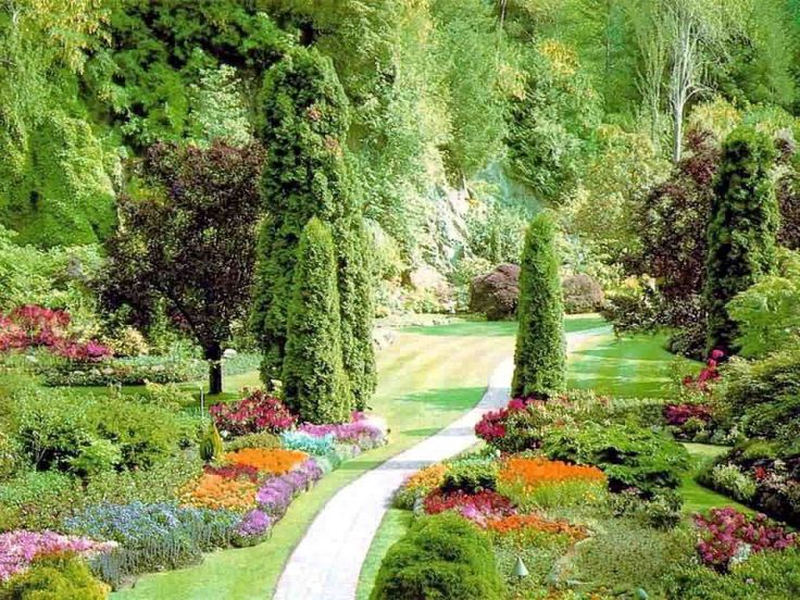 Мир ландшафтного дизайна Мир Садоводства Beau jardin de fleurs, Jardins du monde, Jardin de reve