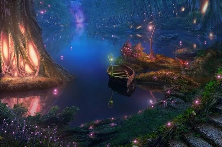 Мир магии фото Pin by Sigal Petrank on Things I like Fantasy landscape, Fantasy artwork, Fantas