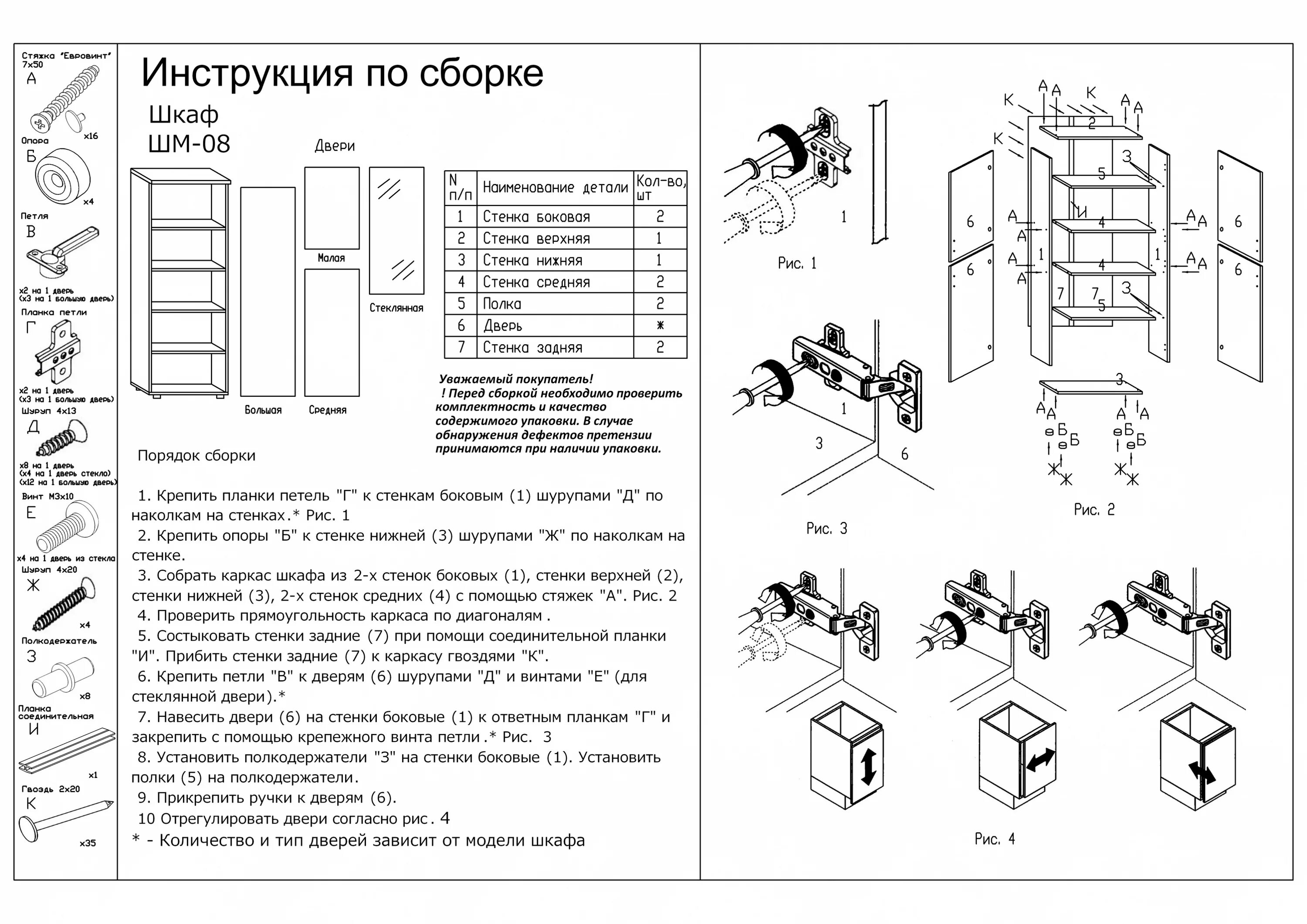 Мир мебели инструкция сборки Схема сборки шкафа фото и видео - avRussia.ru