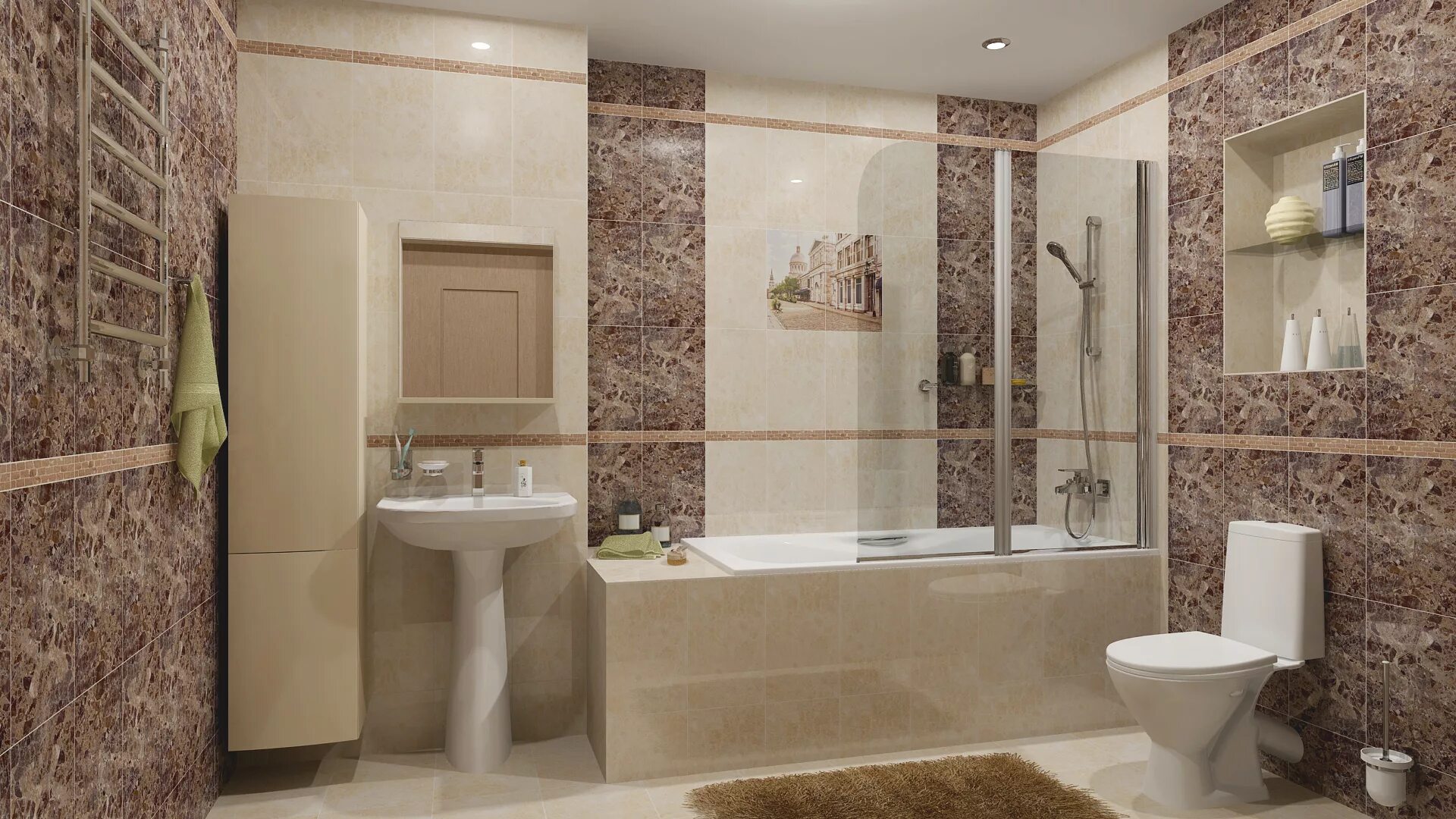 Мир плитки фото Дизайн-проект из плитки и керамогранита Ceramica Classic Marche - интернет-магаз