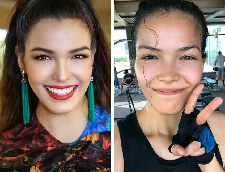 Мира без макияжа 15 Beauty Queens Show Their Bare Faces, and They Still Look as Glamorous as Alwa