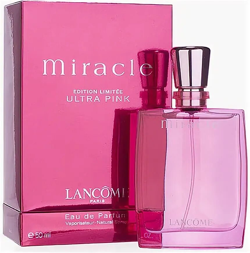 Миракль духи фото Купить духи Lancome Miracle Ultra Pink. Оригинальная парфюмерия, туалетная вода 
