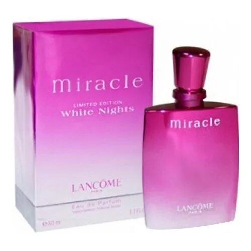 Миракль духи фото Miracle White Nights Lancome купить на маркетплейс electric-trans.ru, отзывы, ха