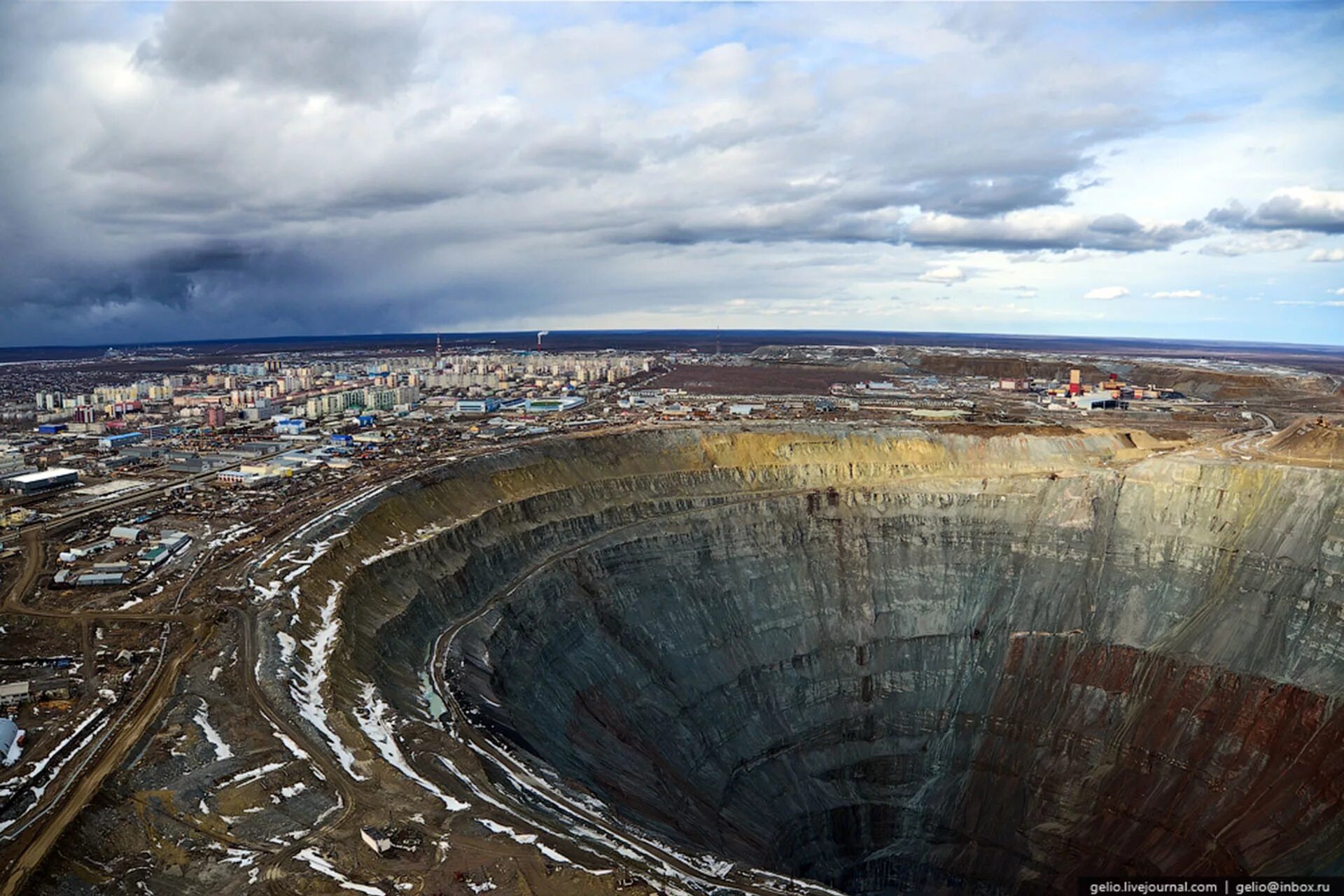 Мирный россия фото Рудник глубокий