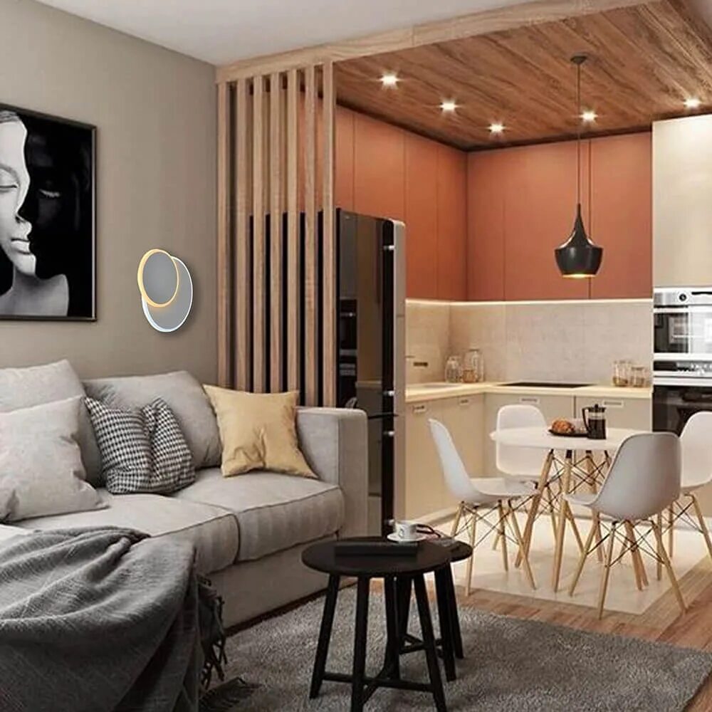 Мировые дизайн студии Настенный светодиодный светильник Hiper Orleans H816-8 для спальни площадью до 5