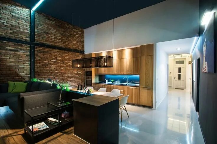 Мировые дизайн студии A Two-Bedroom Apartment in Városliget, Budapest HomeDSGN Contemporary apartment,