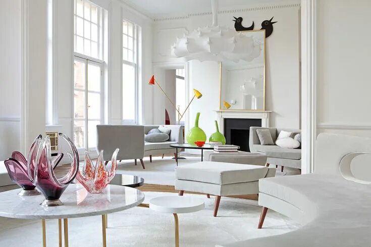 Мировые дизайнеры интерьера The Eclectic Albert Court Apartment in London by Teresa Sapey Studio Yatzer Inte