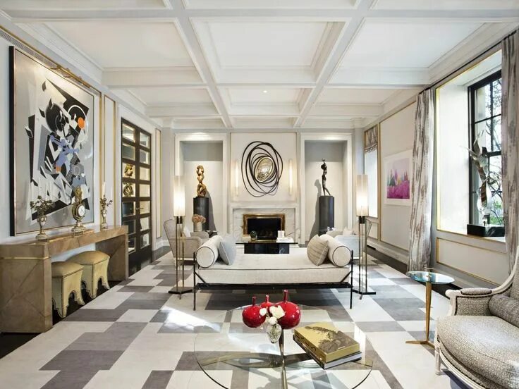 Мировые дизайнеры интерьера One of Wall Street's 'Biggest Party Animals' Lists Designer Pad Modern french in