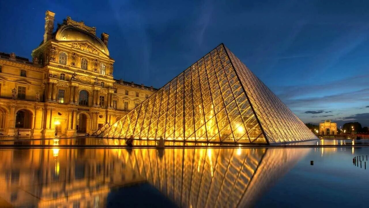 Мировые достопримечательности фото с названиями Louvre museum inside - купить по низкой цене на Яндекс Маркете