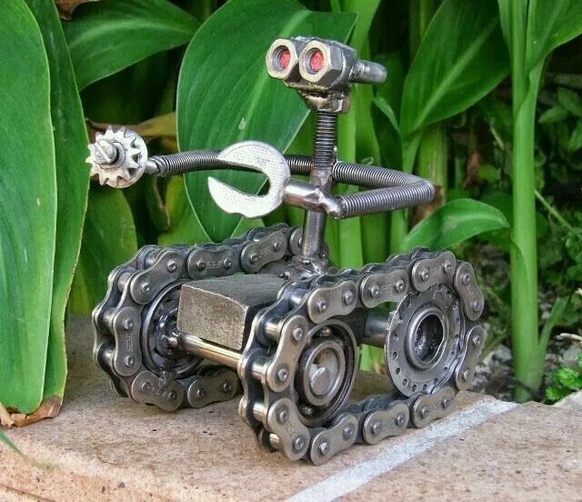 Мировые самоделки Pin en metales preciosos Arte en metal, Arte metal reciclado, Arte de acero