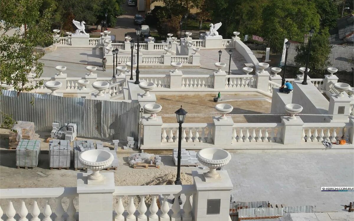 Митридатская лестница в керчи фото Крым. Завершается ремонт Митридатской лестницы в Керчи (много фото + видео) ВИДЕ