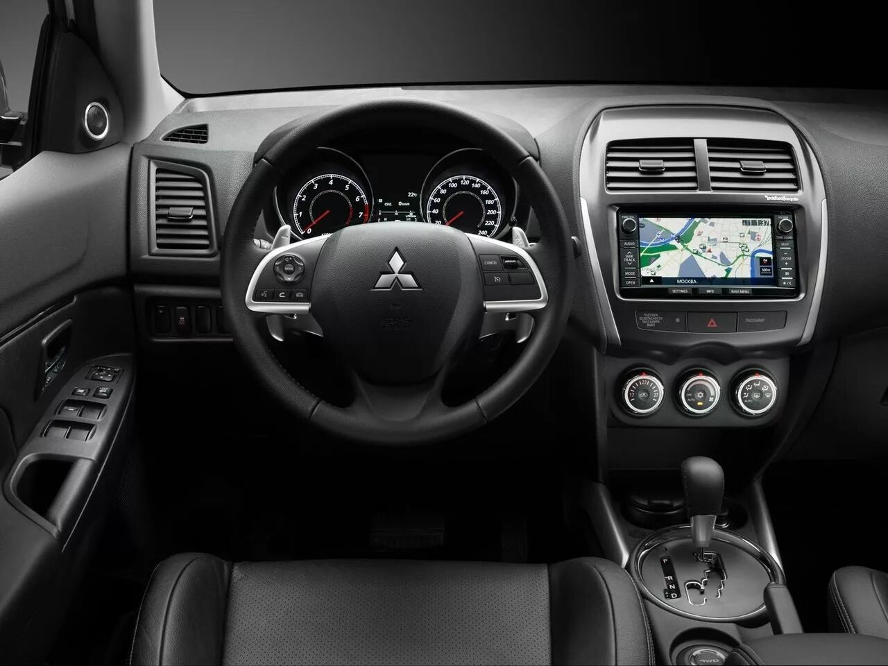 Митсубиси фото внутри Mitsubishi ASX 1 поколение рестайлинг, внедорожник 5-дверный - технические харак