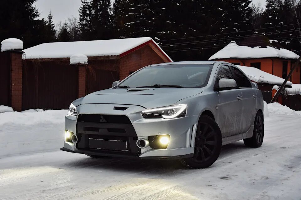 Митсубиси лансер тюнинг фар купить Новая головная оптика - Mitsubishi Lancer X, 1,6 л, 2013 года тюнинг DRIVE2