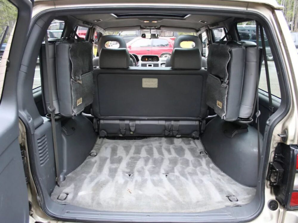 Митсубиси паджеро фото багажника Mitsubishi Pajero 2 поколение Semi High Roof Wagon внедорожник 5-дв.