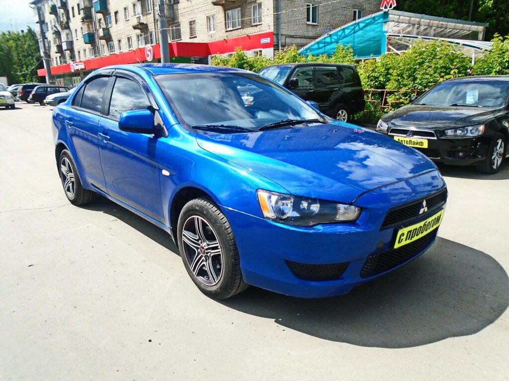Митсубиси синий фото Купить б/у Mitsubishi Lancer X 1.5 AT (109 л.с.) бензин автомат в Нижнем Новгоро