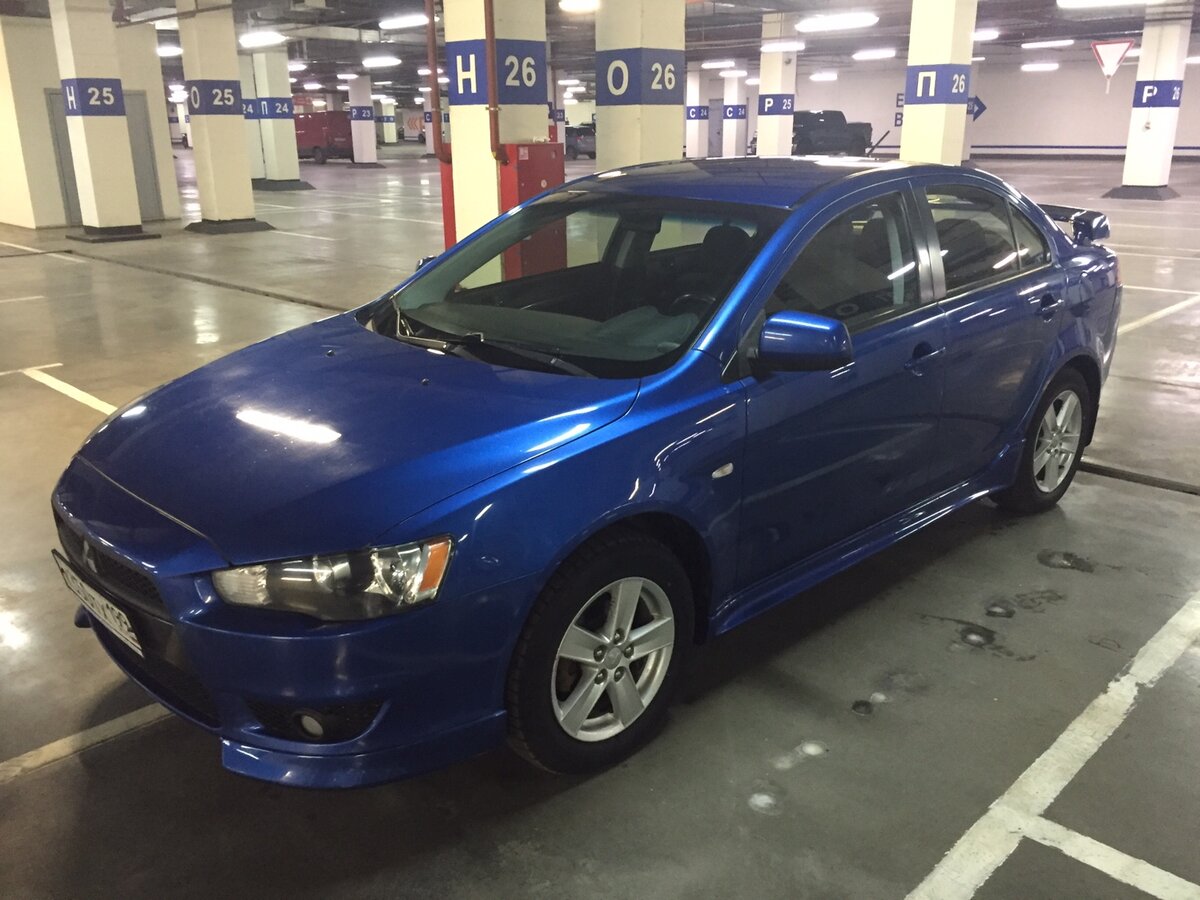Митсубиси синий фото Купить б/у Mitsubishi Lancer X 1.8 CVT (143 л.с.) бензин вариатор в Москве: сини