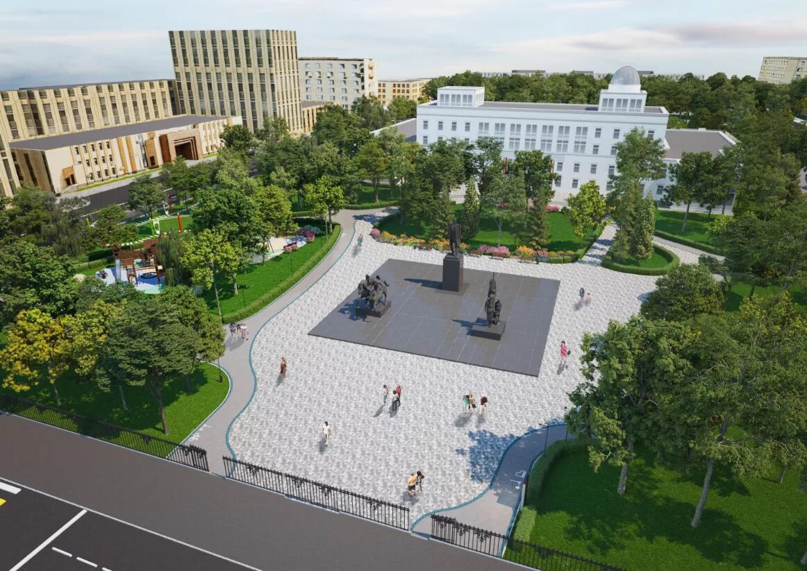 Миусский сквер москва миусская площадь фото Проект реконструкции Миусской площади расколол местных жителей - Москвич Mag