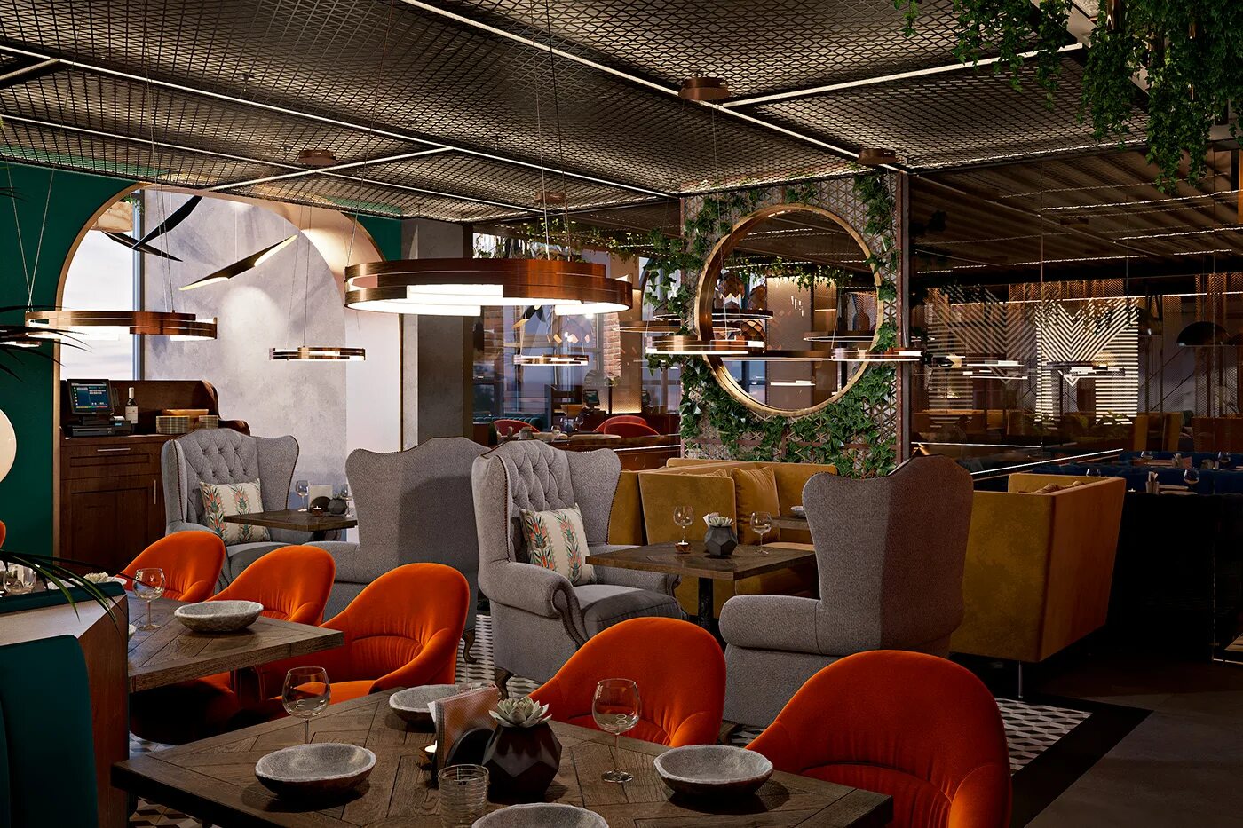 Мияги рест симферополь фото Visualization of restaurant Miyagi Family (13) Images :: Behance