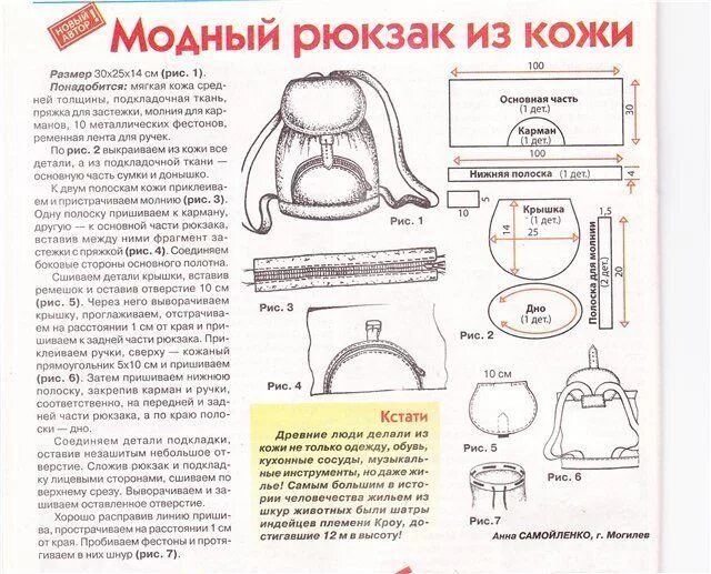 Мк с выкройками рюкзака сумки Как сшить рюкзак из старых джинсов своими руками выкройки // Марина Реутская Вык