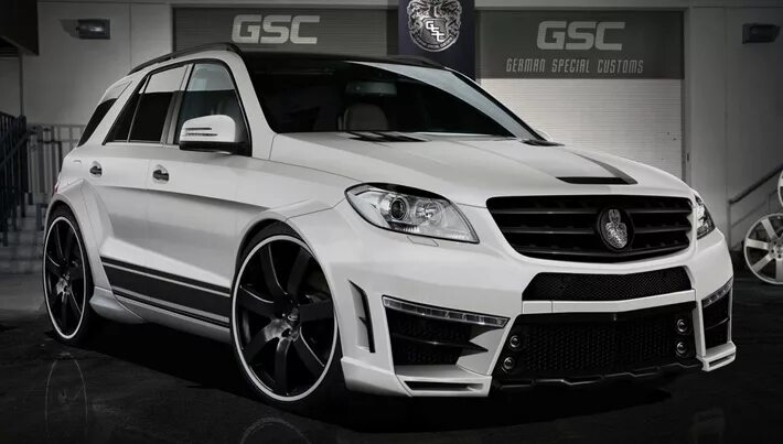 Мл тюнинг фото Компания GSC представила новый дизайн Mercedes ML