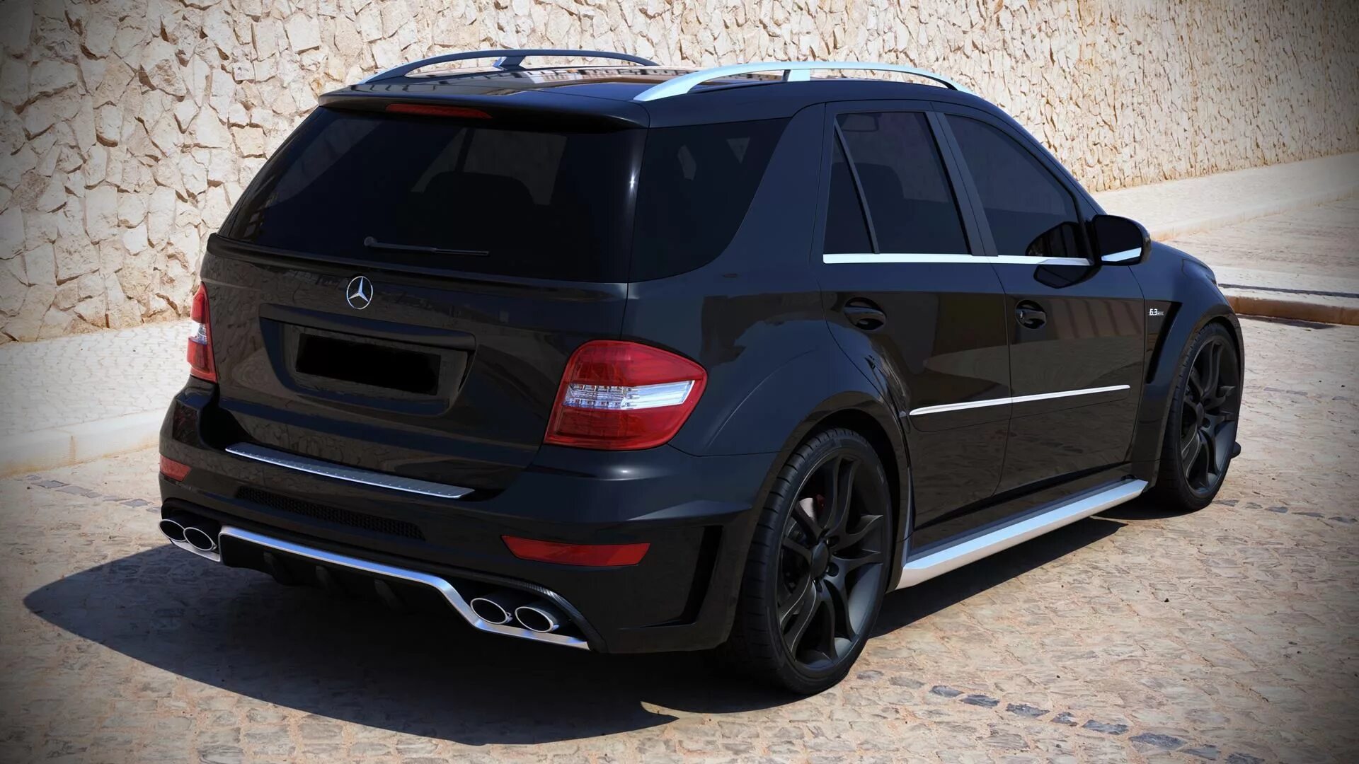 Мл тюнинг фото Mercedes ML W164 2008-2011 Widebody kit Tuning Empire