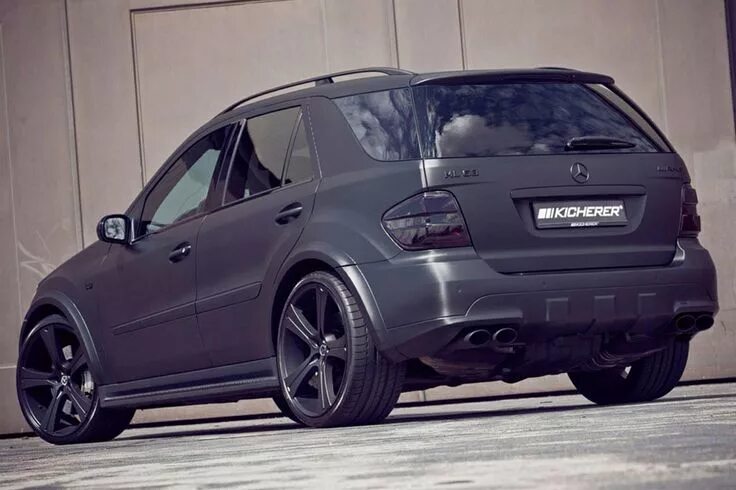 Мл тюнинг фото Mercedes, ML63, AMG, MATTE BLACK all round = Love Mercedes benz ml, Benz, Merced