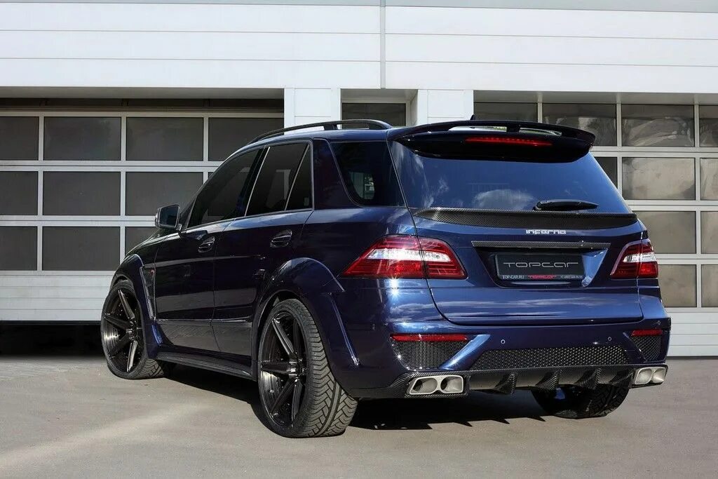 Мл тюнинг фото TopCar Mercedes ML63 Inferno in Dark Blue " Motorward Mercedes benz cars, Merced