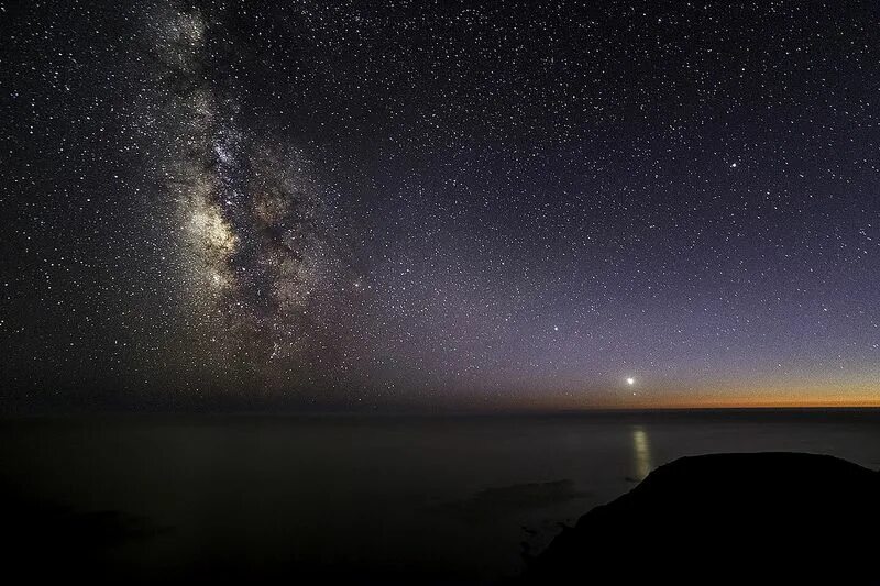 Млечный путь на небе фото реальное Twilight in Big Sur Astronomical twilight, Twilight, Night sky photography