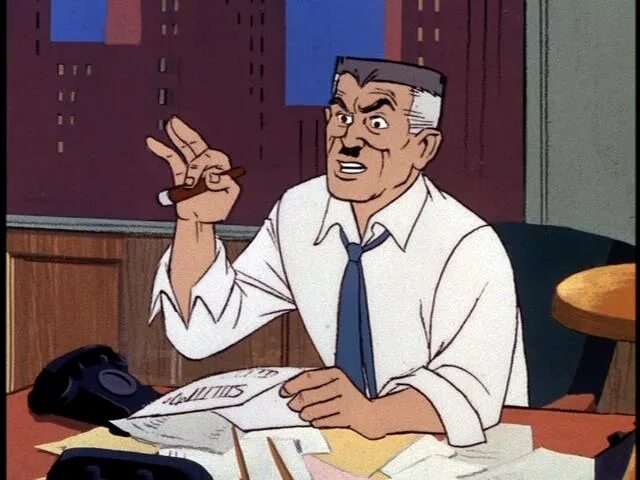Мне нужны фото человека паука John Jonah Jameson (Earth-6799) Spider-Man TV Series Wiki Fandom