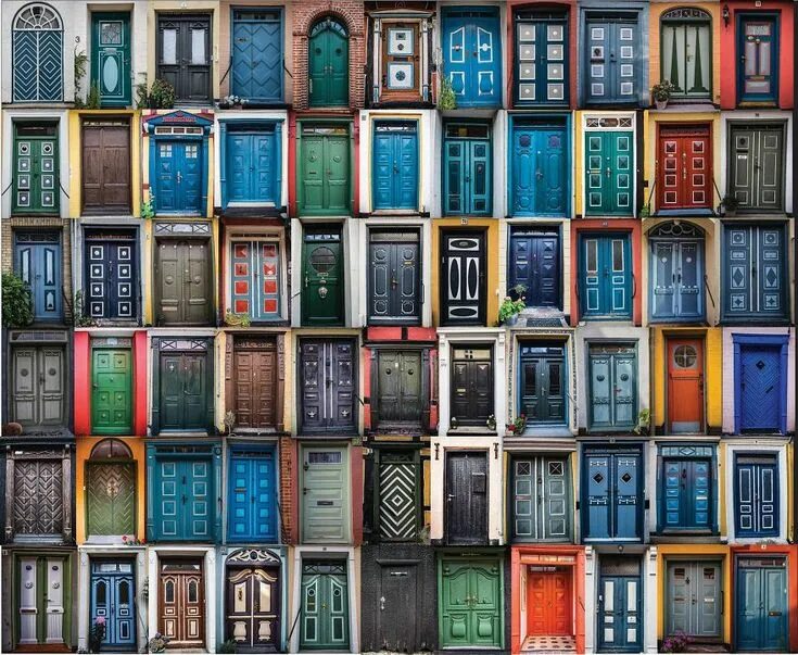 Много дверей фото From Door To Door: My Collection Of Colorful Doors In Ærøskøbing Aeroskobing, Do